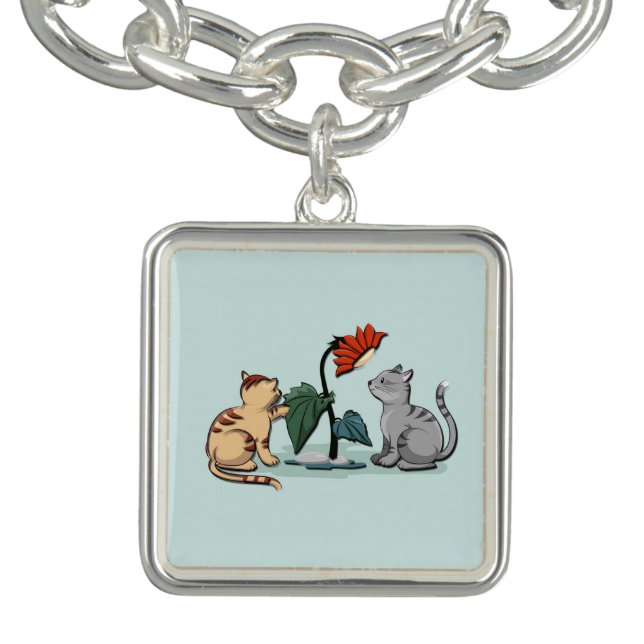 Kittens Summer Delight Flower Game Bracelet (Design)