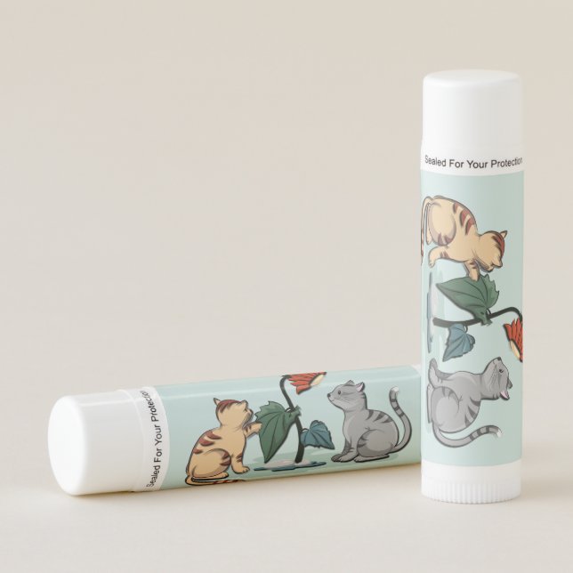 Kittens Summer Delight Flower Game Lip Balm (Front)