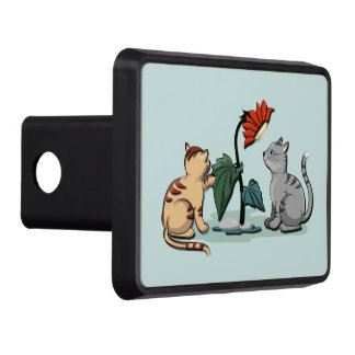 Kittens Summer Delight Seafoam Green Hitch Cover