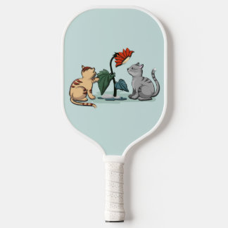 Kittens Summer Delight Seafoam Green Pickleball Paddle