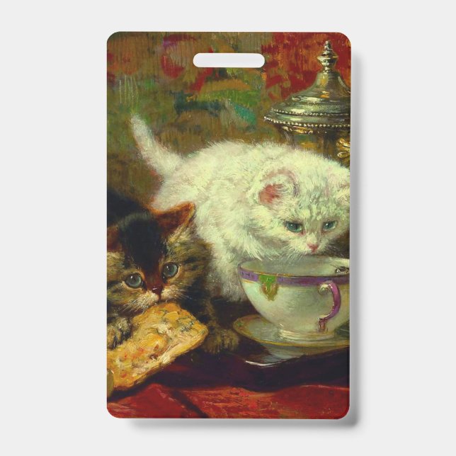 Kittens Tea Party Badge (Front)