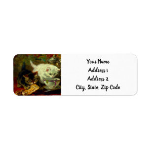 Kittens Tea Party Label