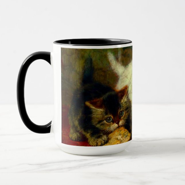 Kittens Tea Party Mug (Left)