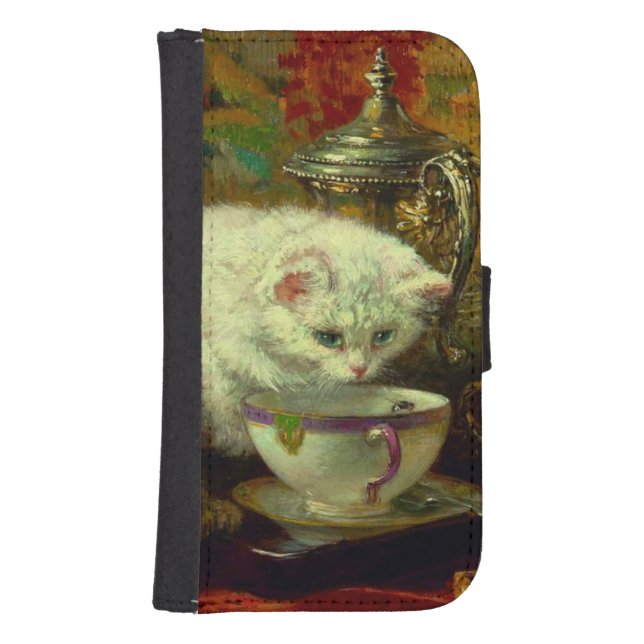 Kittens Tea Party Samsung Galaxy Wallet Case (Front)