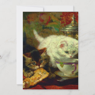 Kittens Tea Party Save The Date