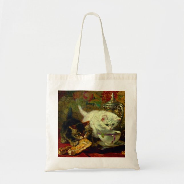 Kittens Tea Party Tote Bag (Front)