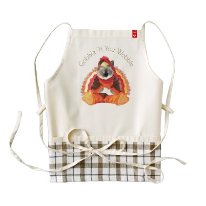 Kittens Thanksgiving Custom Zazzle HEART Apron