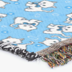 Kittens Throw Blanket