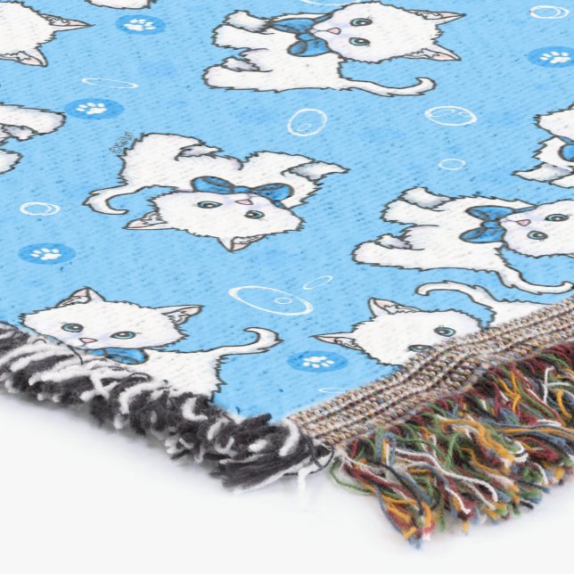 Kittens Throw Blanket (Corner)