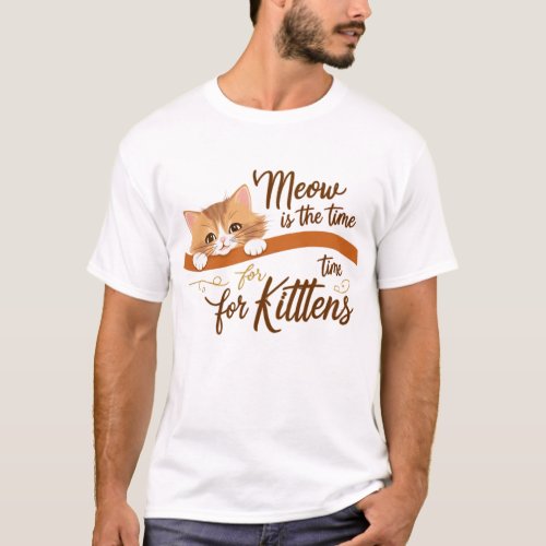Kittens  Whiskers National Cat Day T_Shirt