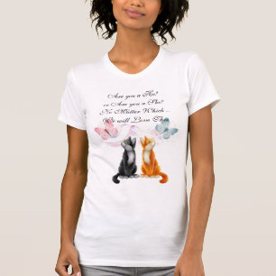Kitties and Butterflies Expecting T-Shirt