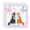 Kitties and Butterflies Gender Reveal Party Invita