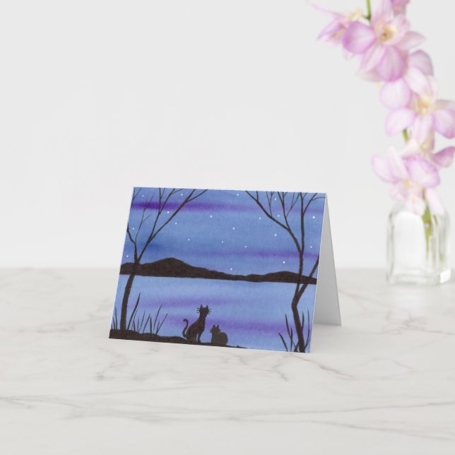 Kitties Card (Orchid)