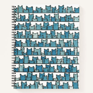 Kitties Don't Make Me Blue Notebook