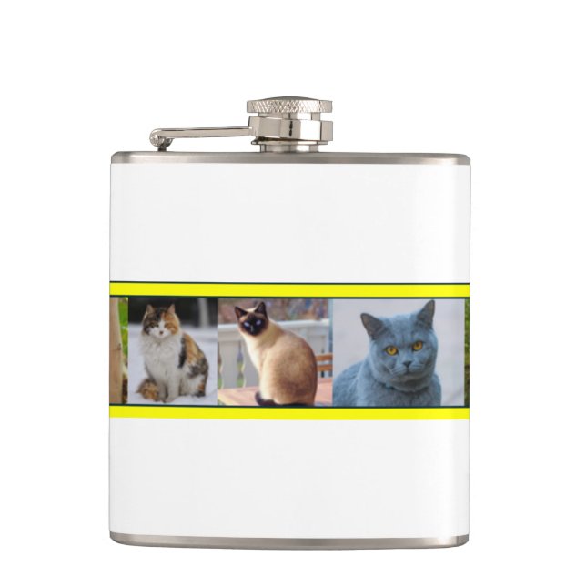 Kitties Everywhere Flask (Front)