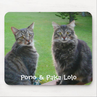 Kitties Pono & Paka Lolo Mouse Pad