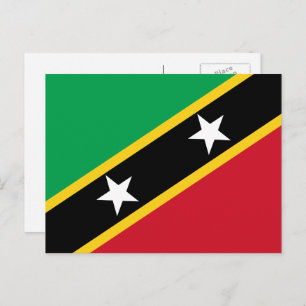 Kittitian / Nevisian Flag, Saint Kitts and Nevis Postcard