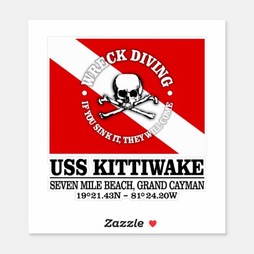 Kittiwake best wrecks sticker