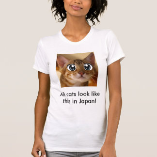kitty, All cats look like this in Japan! T-Shirt