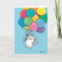 KITTY ALOFT Birthday Card