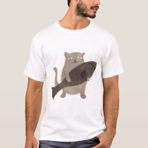 Kitty and His Fish T-Shirt