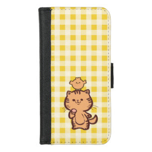 Kitty and Little chicken iPhone 8/7 Wallet Case