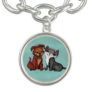 Kitty and Puppy Bracelet