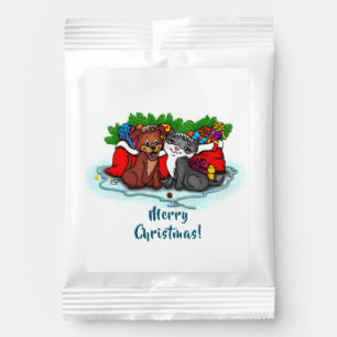 Kitty and Puppy , Happy XMas Lemonade Drink Mix