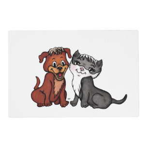 Kitty and Puppy Pet Mat