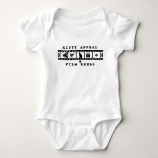 Kitty Appeal & Film Reels Baby One-Piece (White) Bodysuit