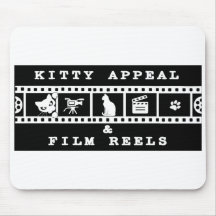 Kitty Appeal & Film Reels Computer Mouse Pad