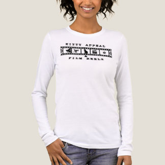 Kitty Appeal & Film Reels Long Sleeve White Tee