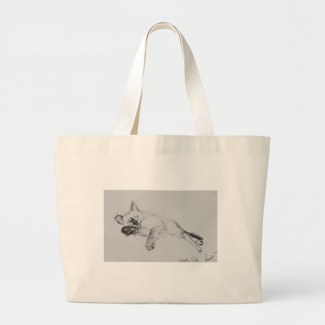 Kitty 'Baby' Large Tote Bag (Front)