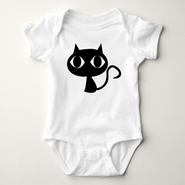 Kitty Baby t-shirt Baby Bodysuit (Front)
