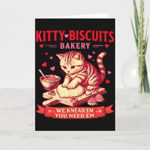 Kitty Biscuits Bakery We Knead Em You Need Em Vale Card