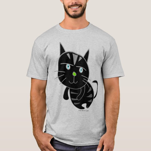 Kitty Black Cat T-Shirt (Front)