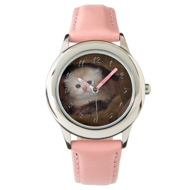 Kitty blue eyes watch (Front)