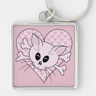 Kitty Bones Keychain