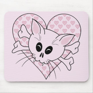 Kitty Bones Mouse Pad