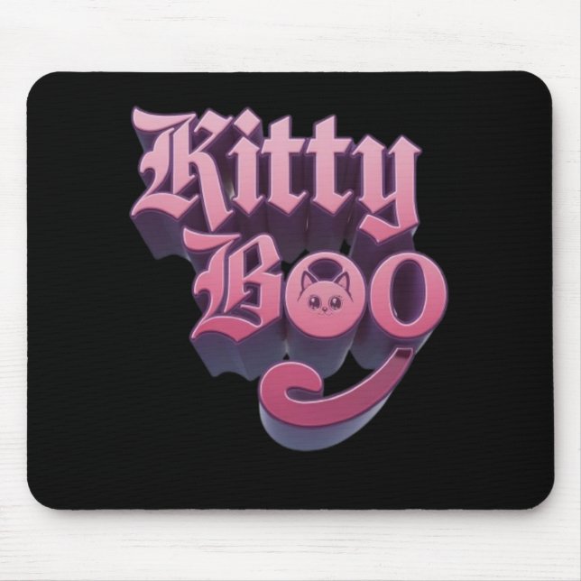 kitty boo mouse pad (Front)