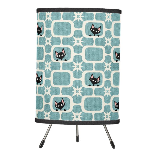 Kitty Breeze Block Hide n Seek - ©studioxtine Tripod Lamp (Front)