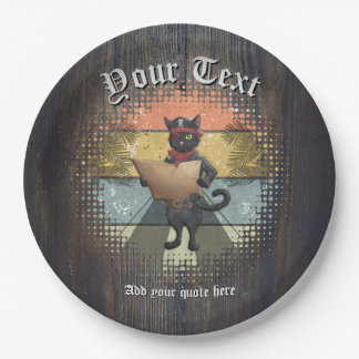 Kitty Buccaneer's Sunset Quest Paper Plates