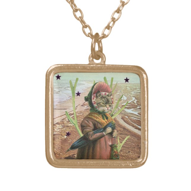 Kitty by the Sea Necklace (Front)
