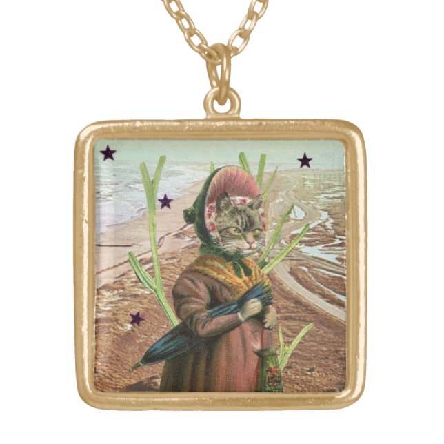 Kitty by the Sea Necklace (Front)