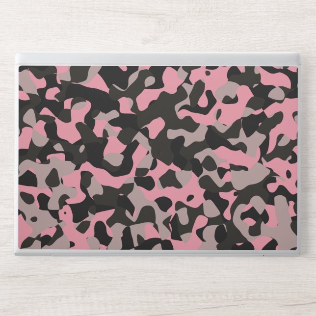Kitty Camo HP Laptop Skin (Front)
