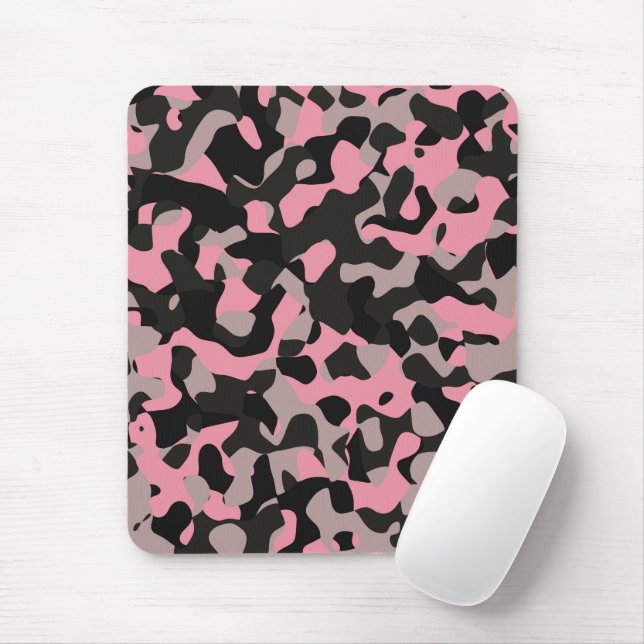 Kitty Camo Mouse Pad (With Mouse)