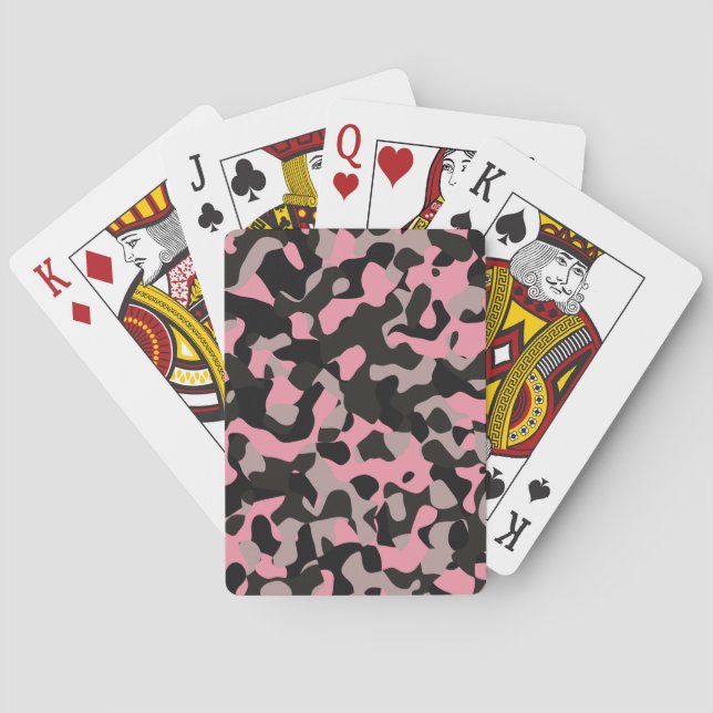Kitty Camo Poker Cards (Back)