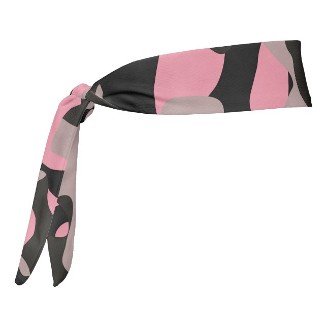 Kitty Camo Tie Headband (Rotate 270)