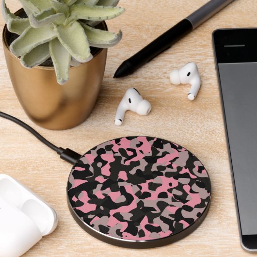 Kitty Camo Wireless Charger (Desk 2)
