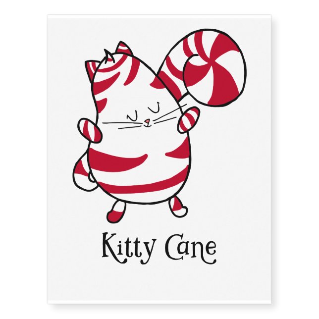 Kitty Cane tattoo (Front)
